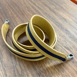 Stylish Navy and Tan Bag/Camera/Cell Phone Strap.